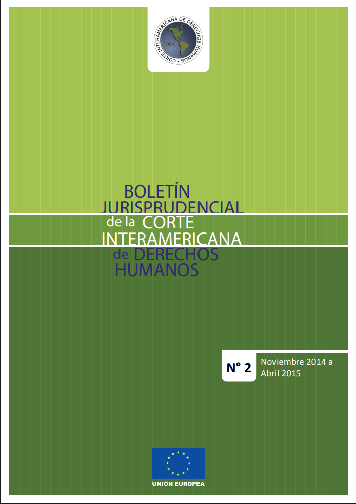 Boletín Jurisprudencial Corte IDH