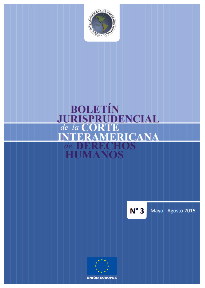 Boletín Jurisprudencial Corte IDH