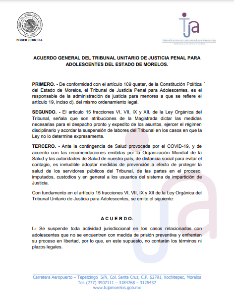 Acuerdo General 01/2021