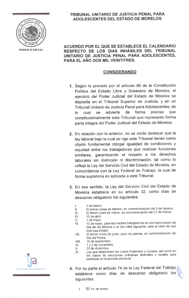 Primer periodo vacacional 2023